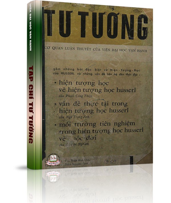 Tạp chí Tư Tưởng - Số 1 năm 1969