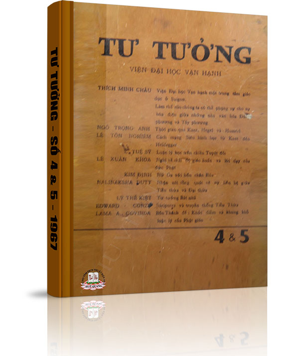 Tạp chí Tư Tưởng - Số 4-5 năm 1968 - Tạp chí Tư Tưởng số 4-5 năm 1968