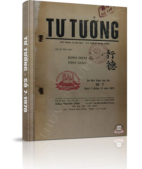 Tạp chí Tư Tưởng - Số 7 năm 1970