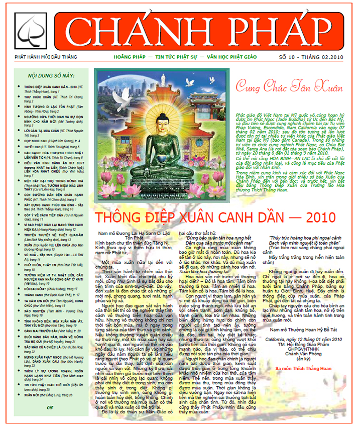 Nguyệt san Chánh Pháp số 10