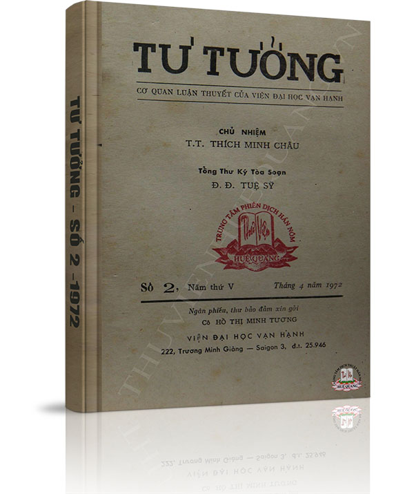 Tạp chí Tư Tưởng - Số 2 năm 1972