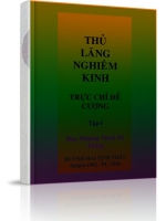 Kinh Thủ Lăng Nghiêm - Trực chỉ đề cương