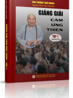 Lời giới thiệu sách Giảng giải Cảm ứng thiên