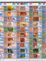 Bộ tem kỷ lục 50 mẫu về lịch sử Phật giáo Sri Lanka