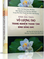 Kinh Phật thuyết Đại thừa Vô Lượng Thọ Trang Nghiêm Thanh Tịnh Bình Đẳng Giác