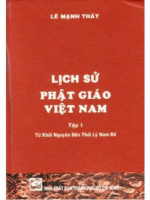 Một vài cảm nhận nhân đọc Lịch Sử Phật Giáo Việt Nam của Giáo Sư Lê Mạnh Thát